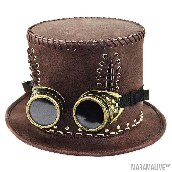 Steampunk industrial retro gentleman bowler women