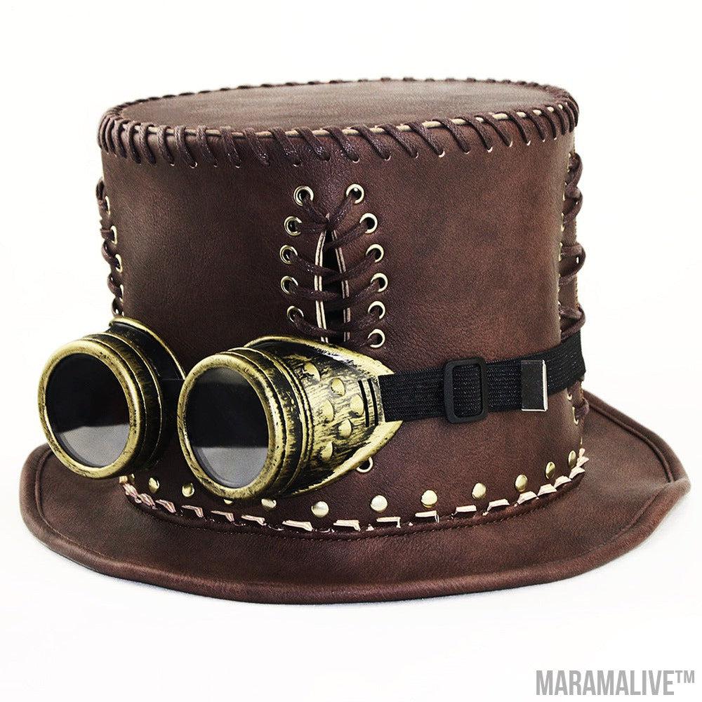 Steampunk industrial retro gentleman bowler women