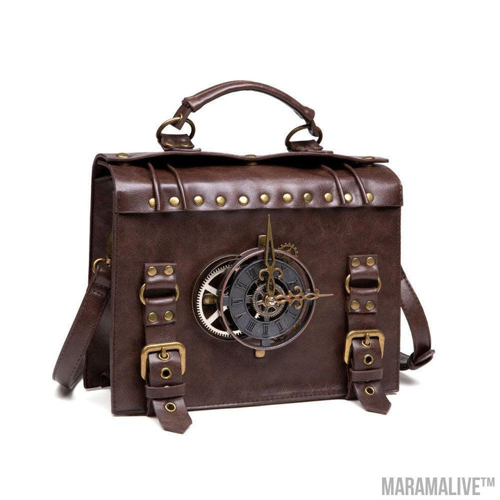 Steampunk industrial retro style shoulder bag For the Steampunk Fan inside you