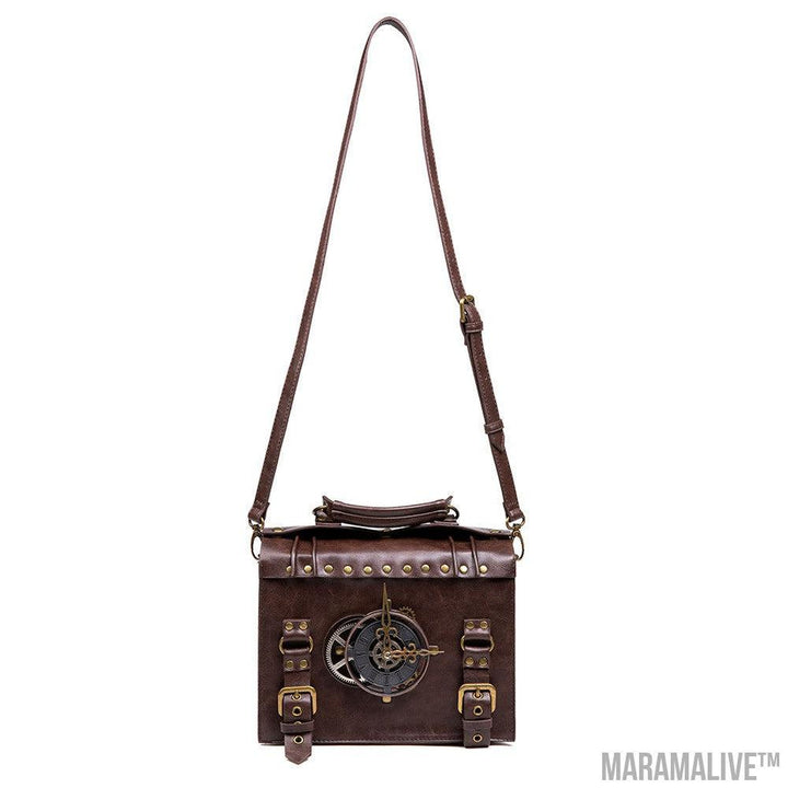 Steampunk industrial retro style shoulder bag For the Steampunk Fan inside you