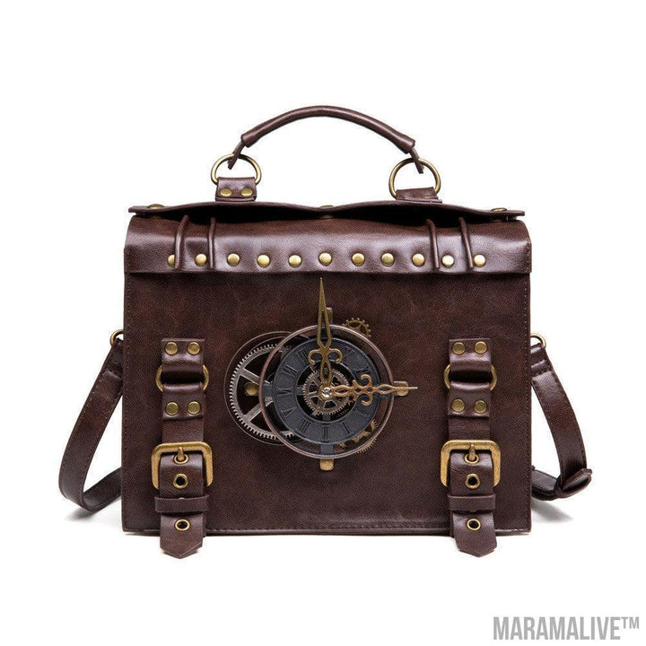 Steampunk industrial retro style shoulder bag For the Steampunk Fan inside you