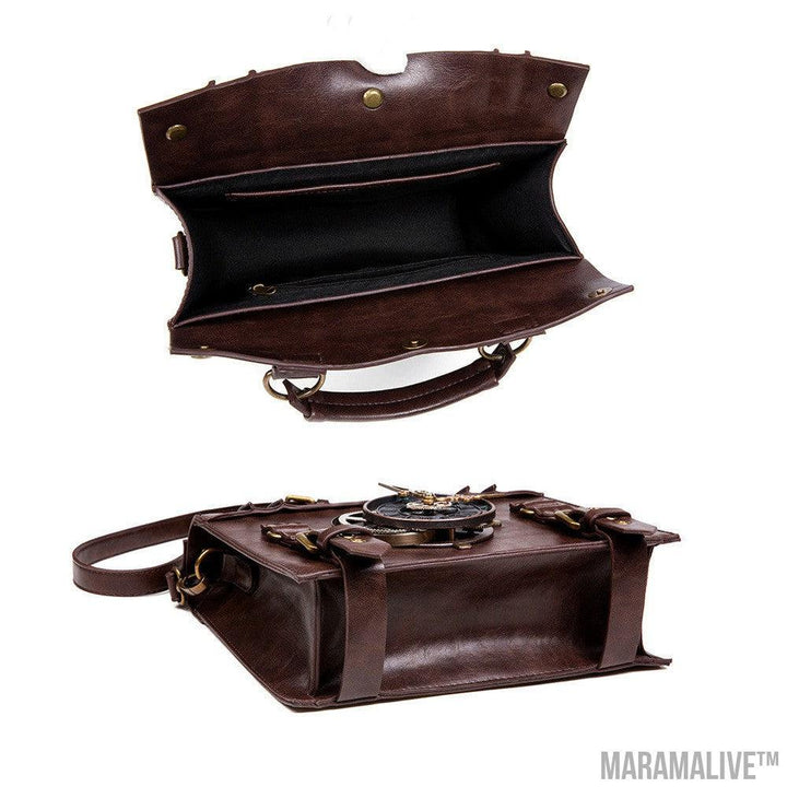 Steampunk industrial retro style shoulder bag For the Steampunk Fan inside you