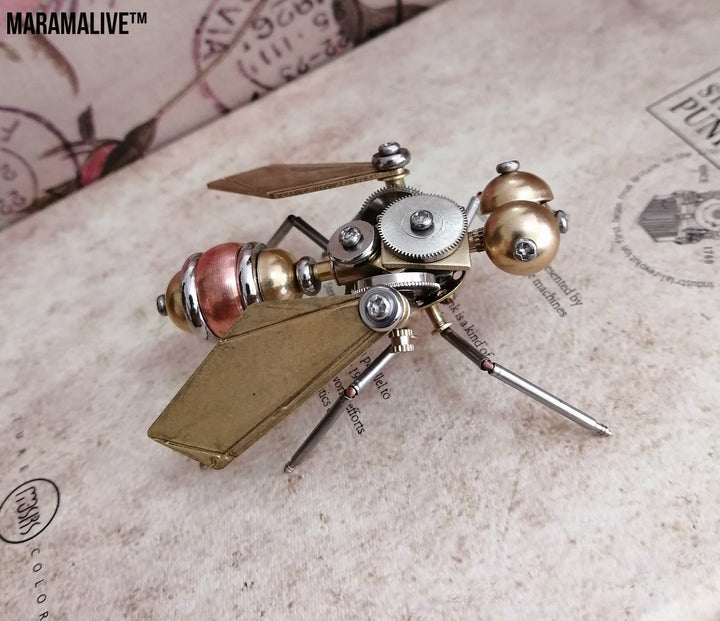 Steampunk metal fly crafts