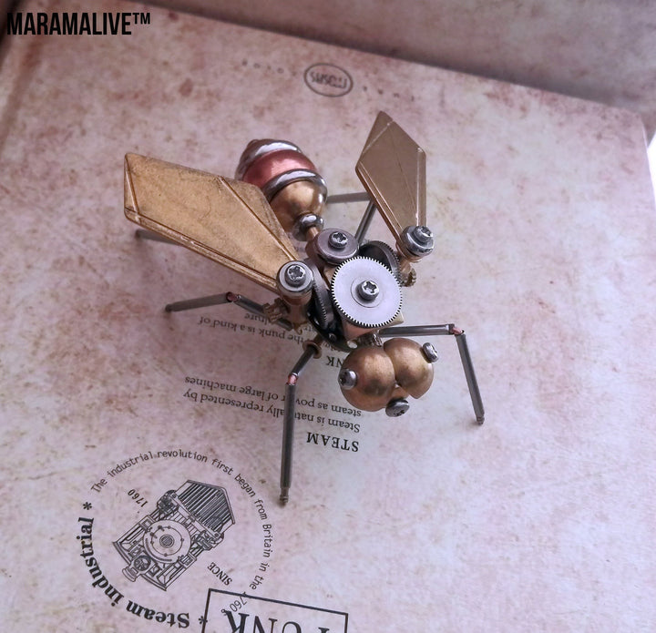 Steampunk metal fly crafts