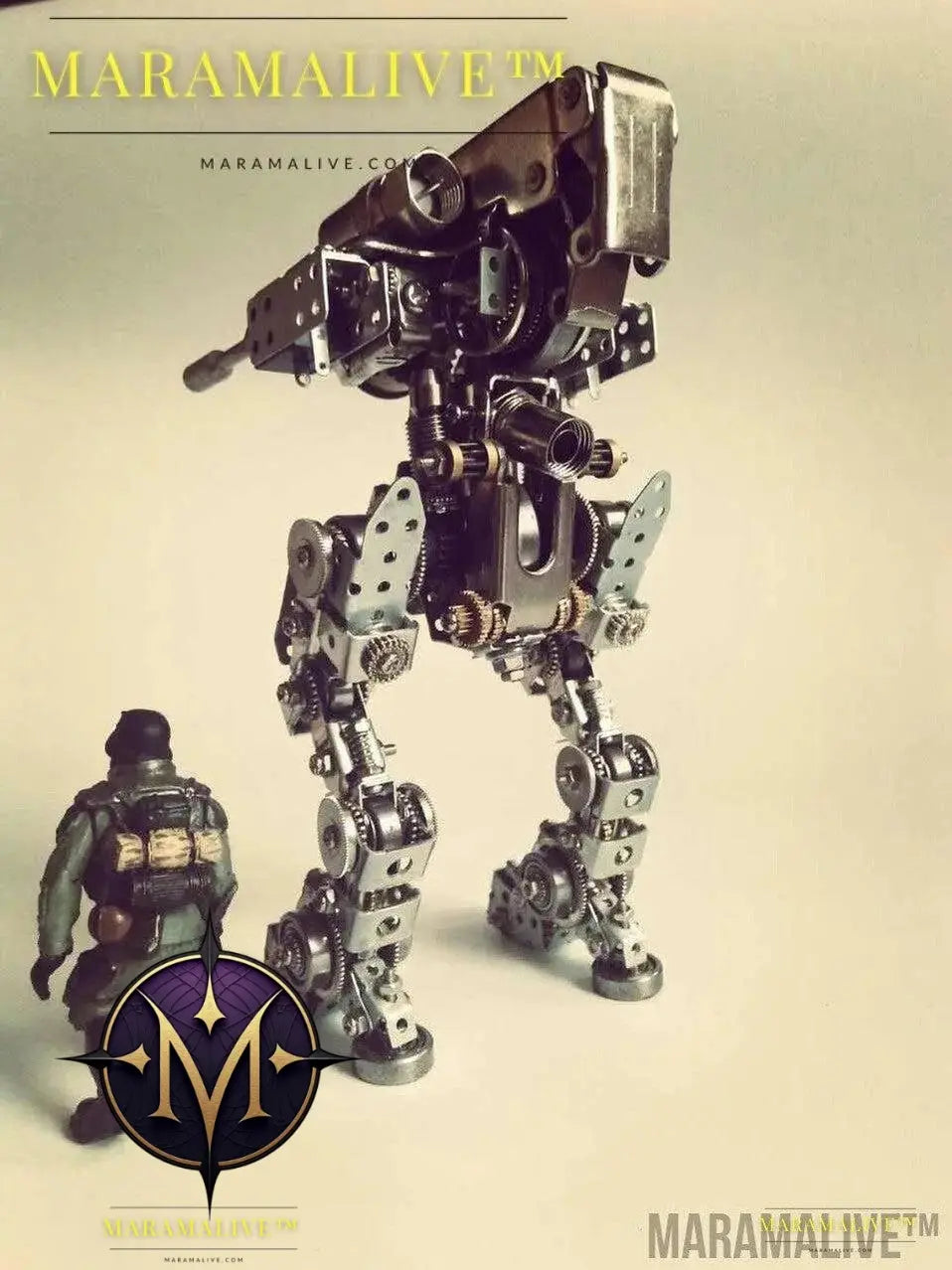 Steampunk style [mechanical overlord] model ornaments