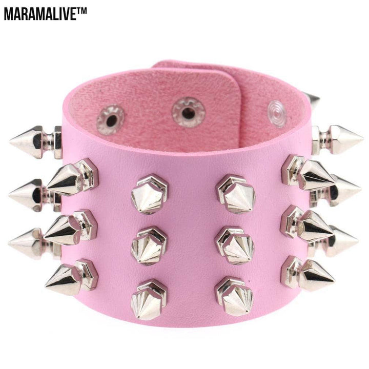 Studded Punk Exaggerated Bracelet