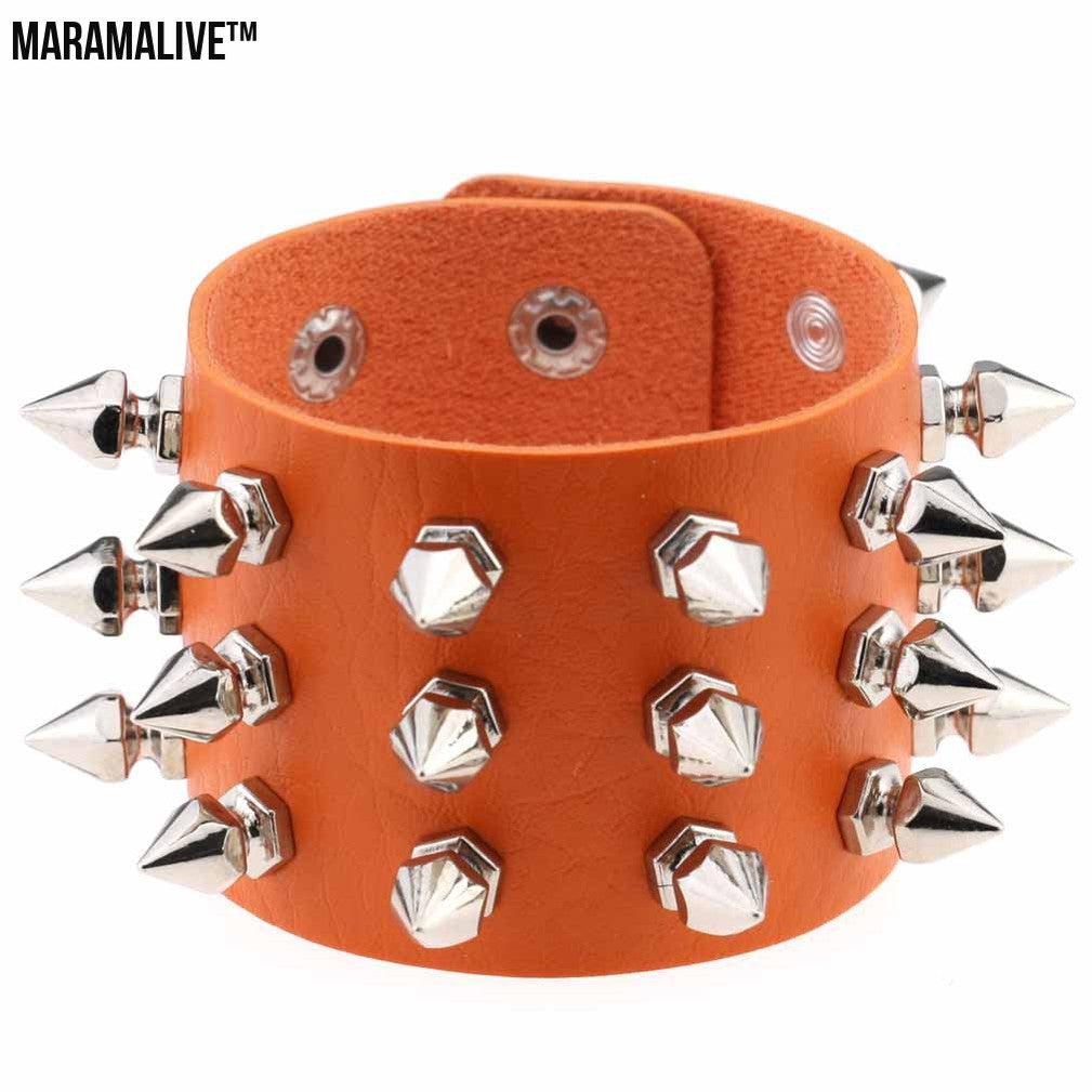 Studded Punk Exaggerated Bracelet