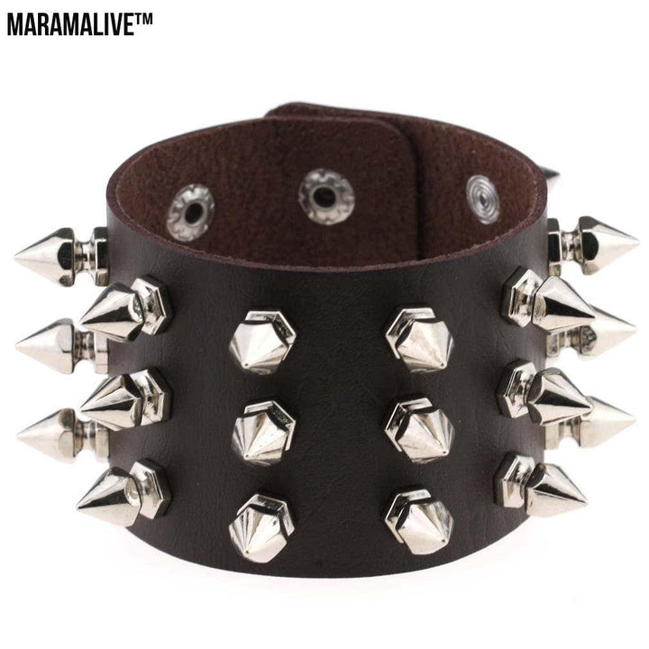 Studded Punk Exaggerated Bracelet