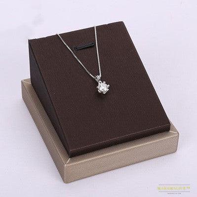 Stunning Women's Moissanite Necklace - Lab-Made Diamond Alternative