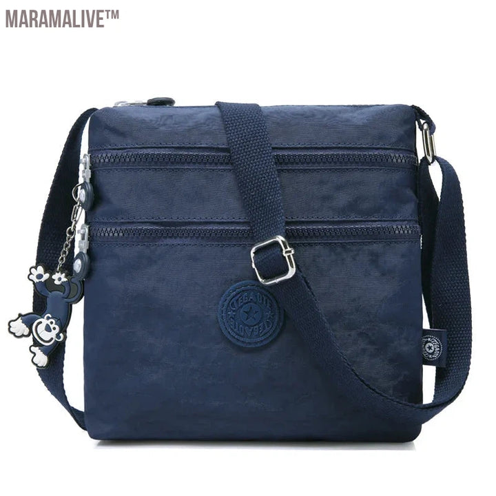 Summer Men Women Shoulder Messenger Bag Small Cross Body Phone Purse Lightweight Blue Grey Black Red Purple