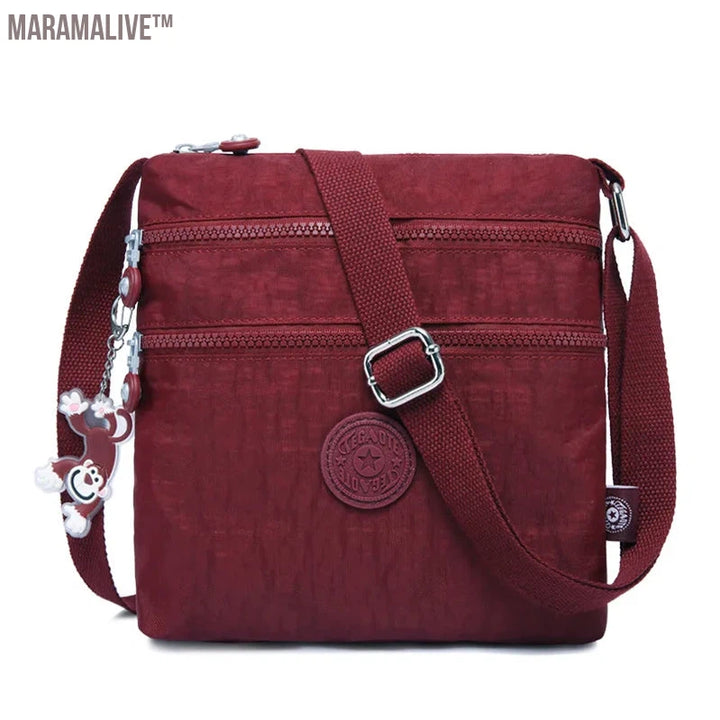 Summer Men Women Shoulder Messenger Bag Small Cross Body Phone Purse Lightweight Blue Grey Black Red Purple