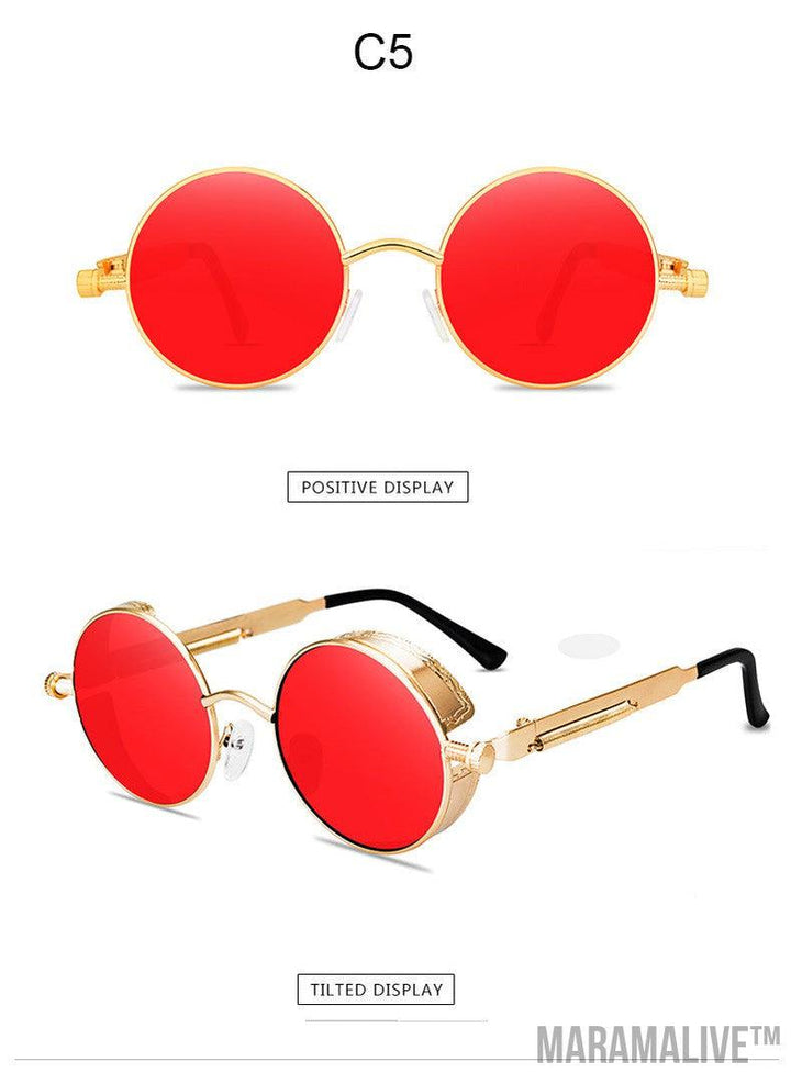 Sunglasses Steampunk Sunglasses Metal Spring Foot Sunglasses