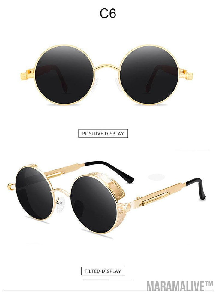 Sunglasses Steampunk Sunglasses Metal Spring Foot Sunglasses