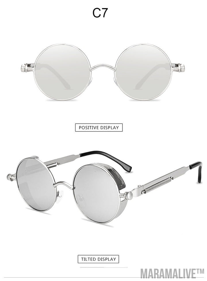 Sunglasses Steampunk Sunglasses Metal Spring Foot Sunglasses