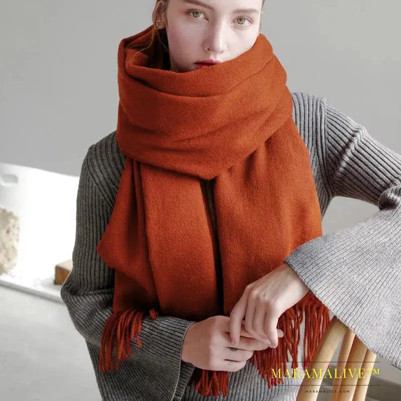 The Best Women's Thick Winter Scarf - Women's Winter Scarf