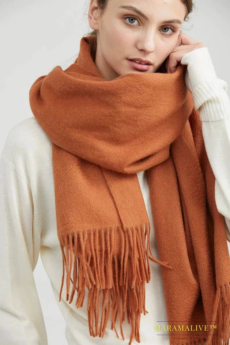 The Best Women's Thick Winter Scarf - Women's Winter Scarf