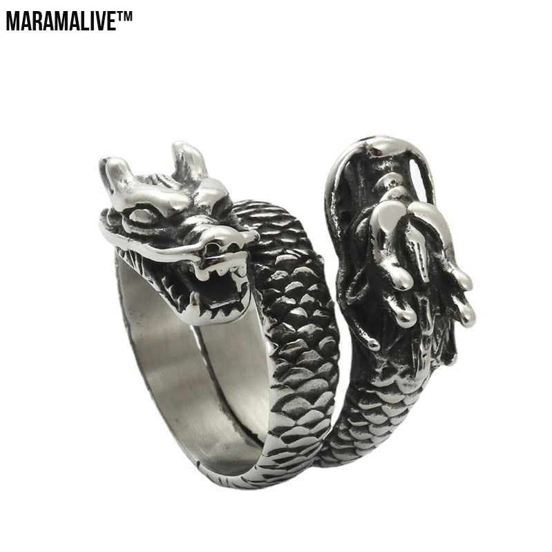 Titanium Dragon Ring