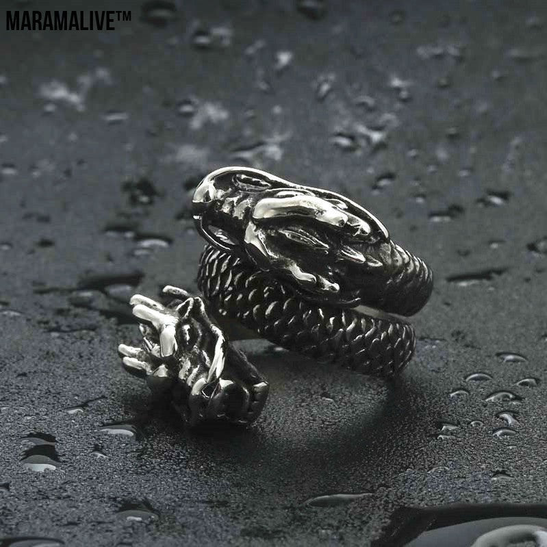 Titanium Dragon Ring