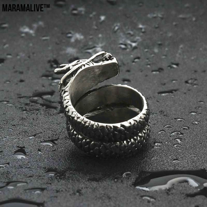 Titanium Dragon Ring