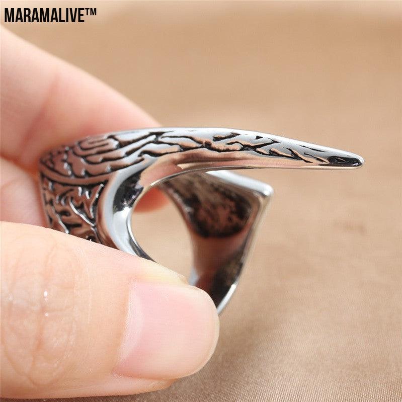 Titanium Steel Animal Beak Vintage Men's Personality Punk Ring