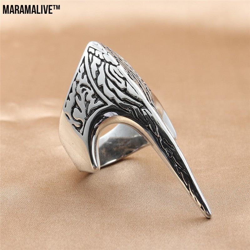 Titanium Steel Animal Beak Vintage Men's Personality Punk Ring