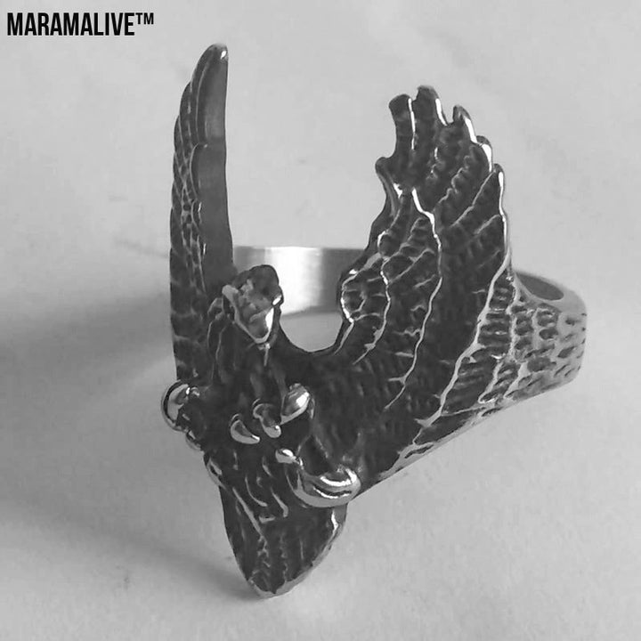 Title: Wings of Destiny Vintage eagle ring