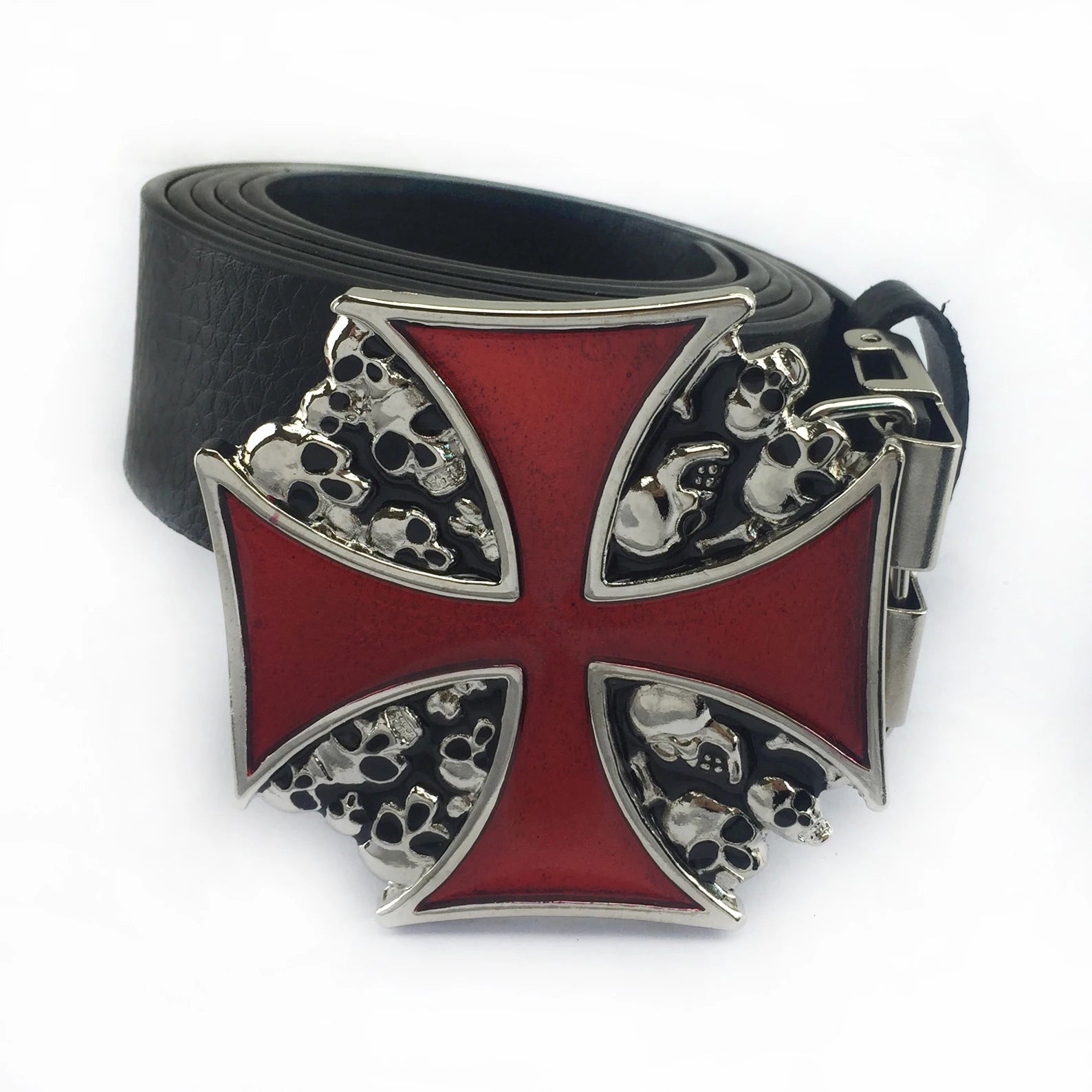 Trendy Crossing Skull: Unique Skeleton Belt Buckle Accessory