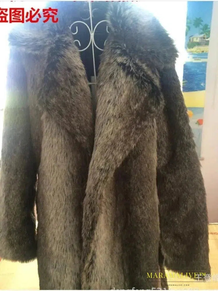 Trendy and Stylish Faux Fur Outerwear for Gentlemen