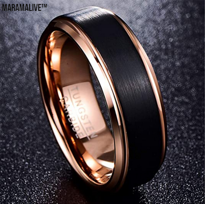 Tungsten Steel Men's Ring