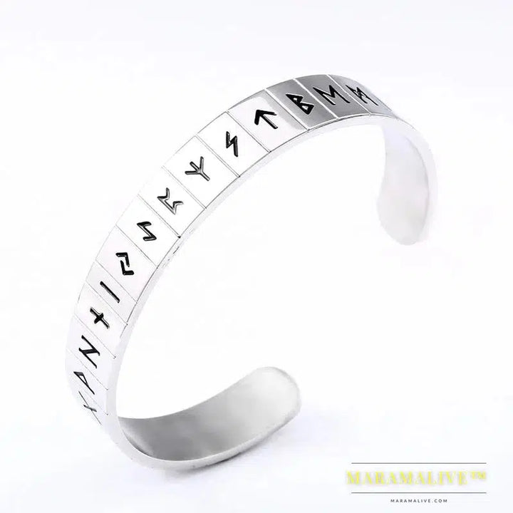 Unique Norse Viking futhark bracelet Men Scandinavian Jewelry Vikings pagan Symbol for women bracelet