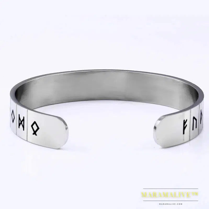 Unique Norse Viking futhark bracelet Men Scandinavian Jewelry Vikings pagan Symbol for women bracelet