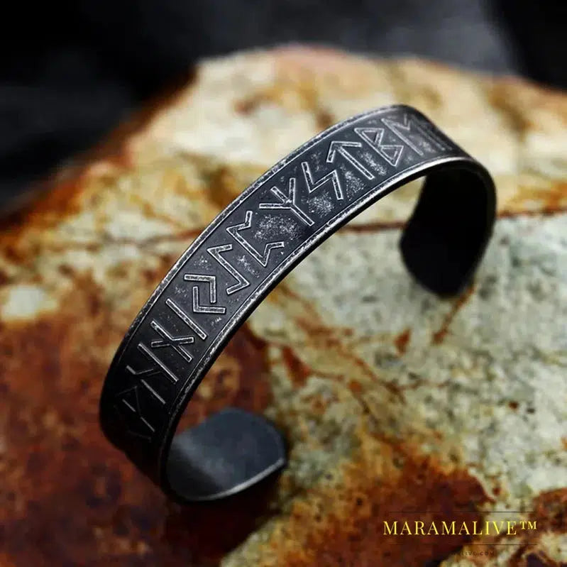 Unique Norse Viking futhark bracelet Men Scandinavian Jewelry Vikings pagan Symbol for women bracelet