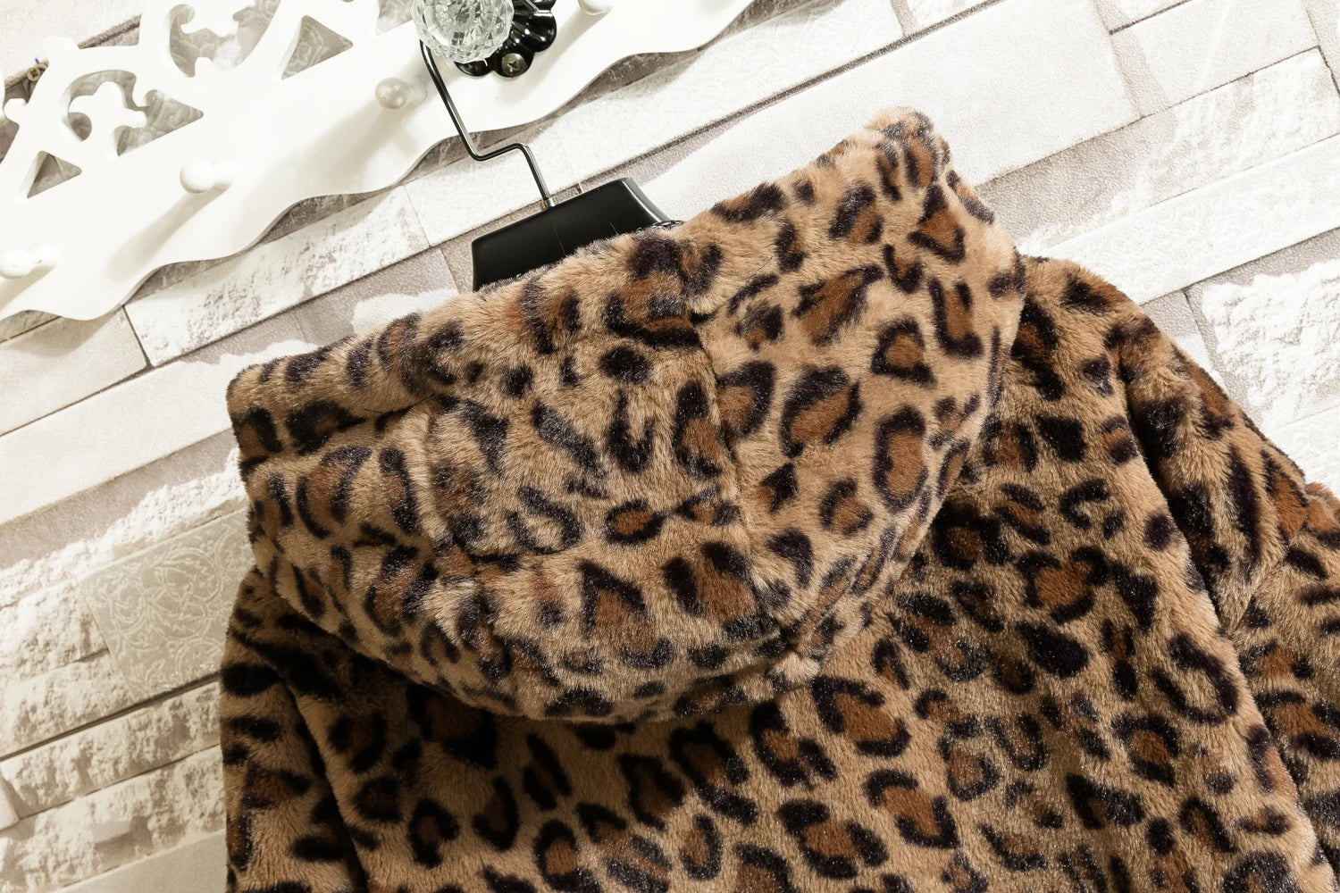 Unisex Leopard Print Loose Cotton Jacket - Fashionable Autumn Warmth, Vintage Clubwear Charm