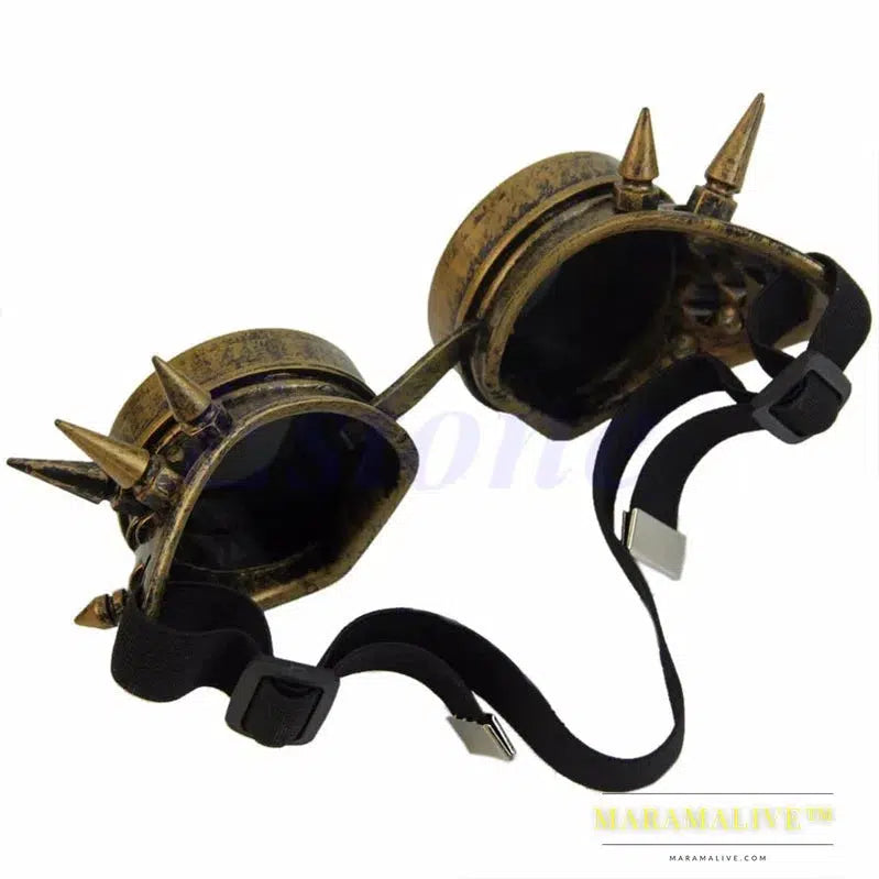 Victorian Gothic Punk Sunglasses Goggles Cosplay Rivet Steampunk Goggles Glasses Welding Punk