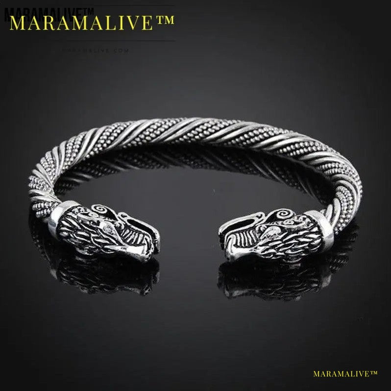 Viking Rune Dragon Bracelet