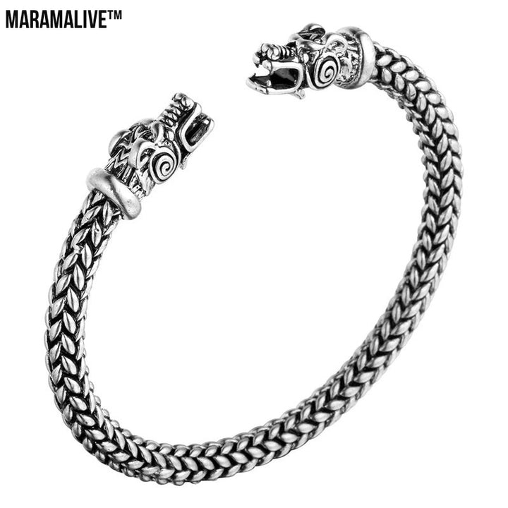 Viking Rune Dragon Bracelet