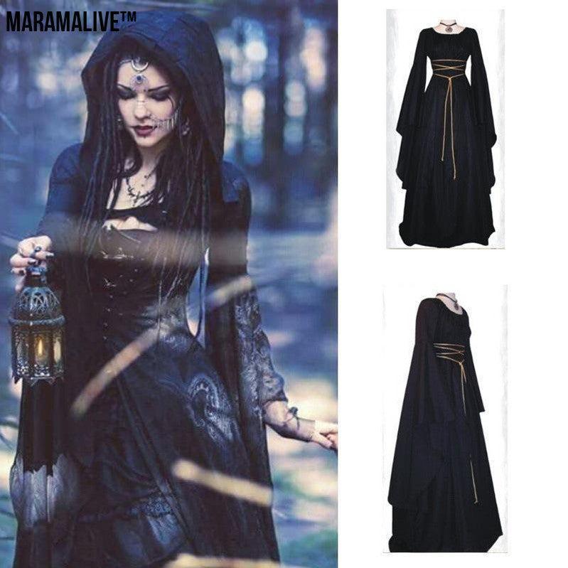 Vintage Pagan Long Sleeved Dress