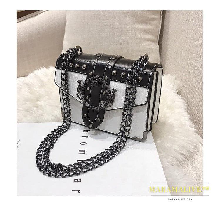 Vintage Studded Shoulder Bag