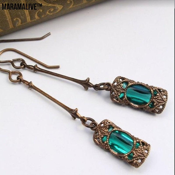 Vintage bronze earrings