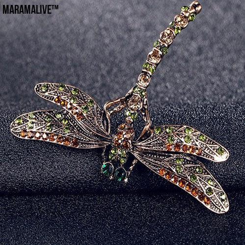 Vintage dragonfly brooch