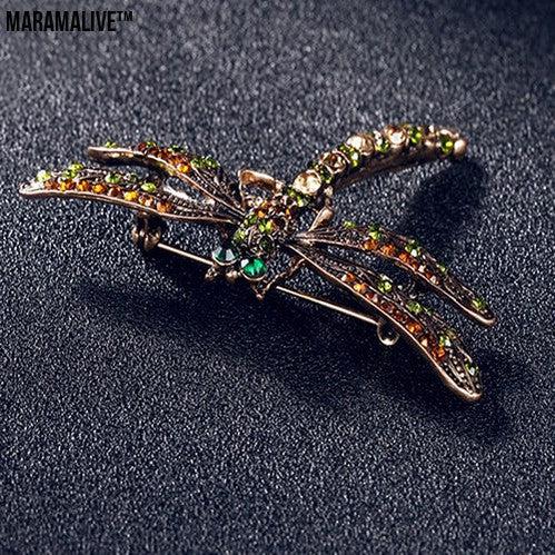 Vintage dragonfly brooch