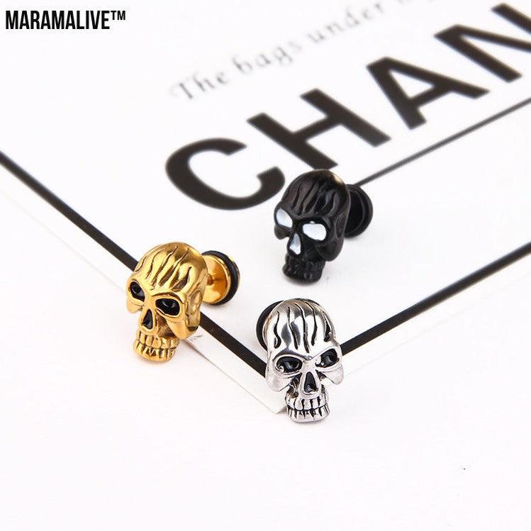 Vintage skull earrings