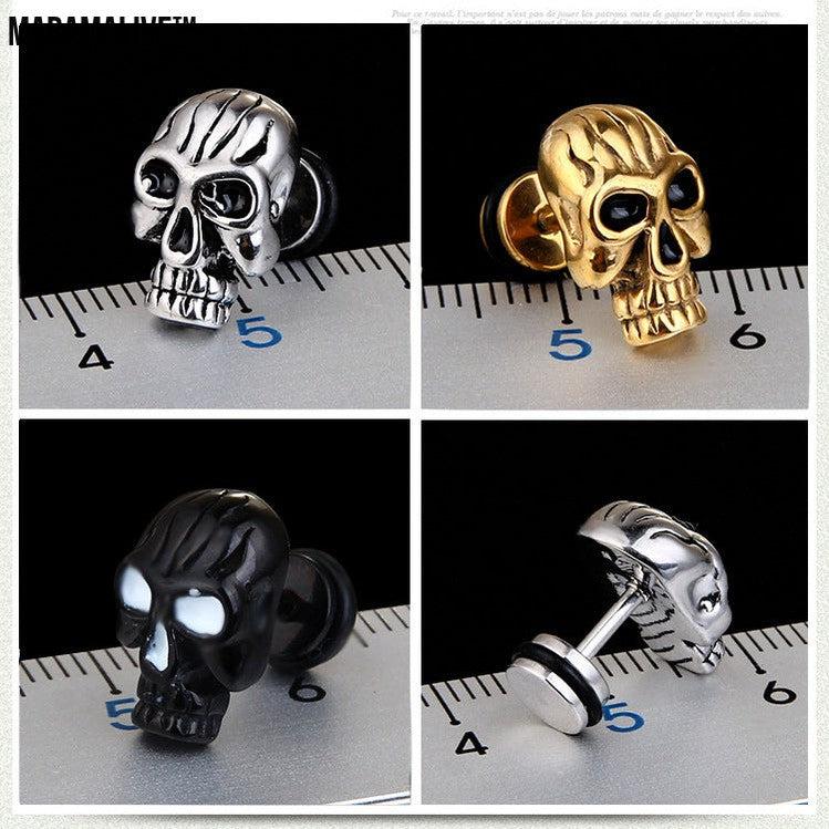 Vintage skull earrings