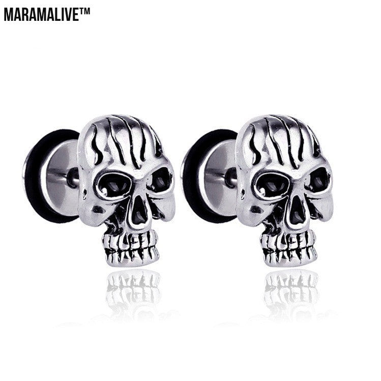 Vintage skull earrings