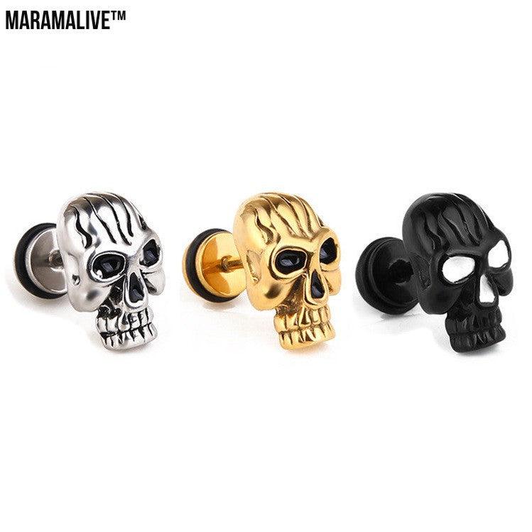 Vintage skull earrings