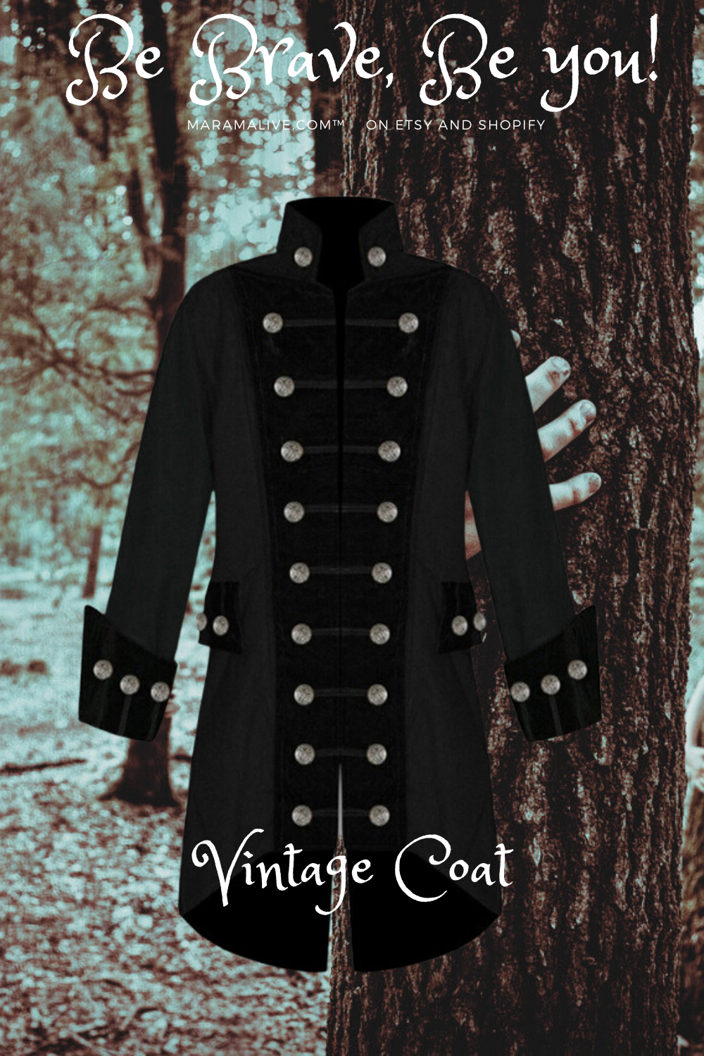 Maramalive™ Brave vintage coat with Steampunk Vintage Men's Coat - Victorian Era Style Clothing flair and stunning color matching.