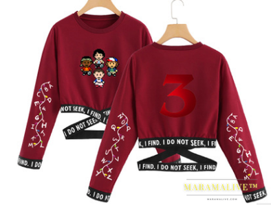 Weird Story 3 Short Long Sleeve Sweatshirt