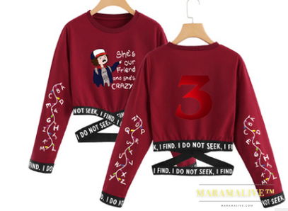 Weird Story 3 Short Long Sleeve Sweatshirt