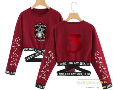 Weird Story 3 Short Long Sleeve Sweatshirt