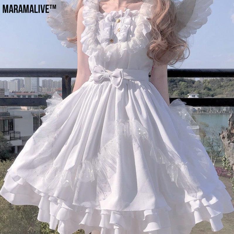 White Angel wings Cosplay